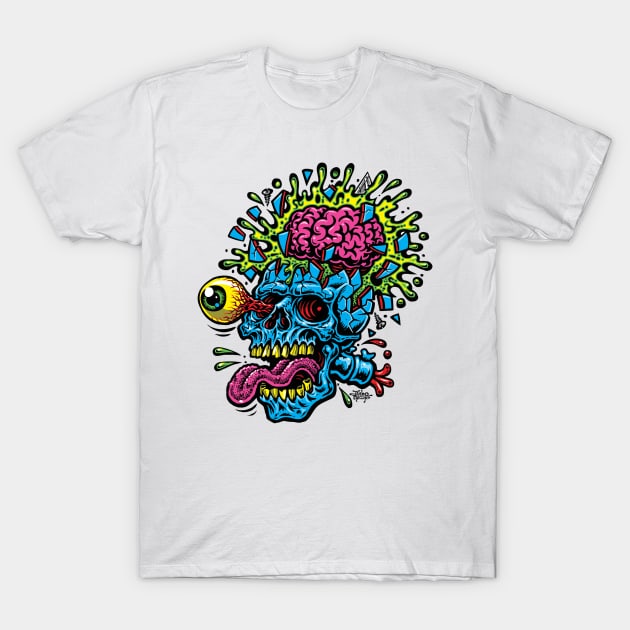 Skullblast T-Shirt by jimbophillips